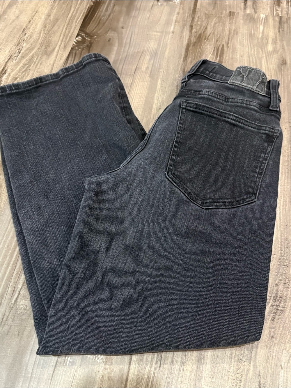 Madewell Perfect Vintage Wide Leg Black Wash Jeans Womens 26P